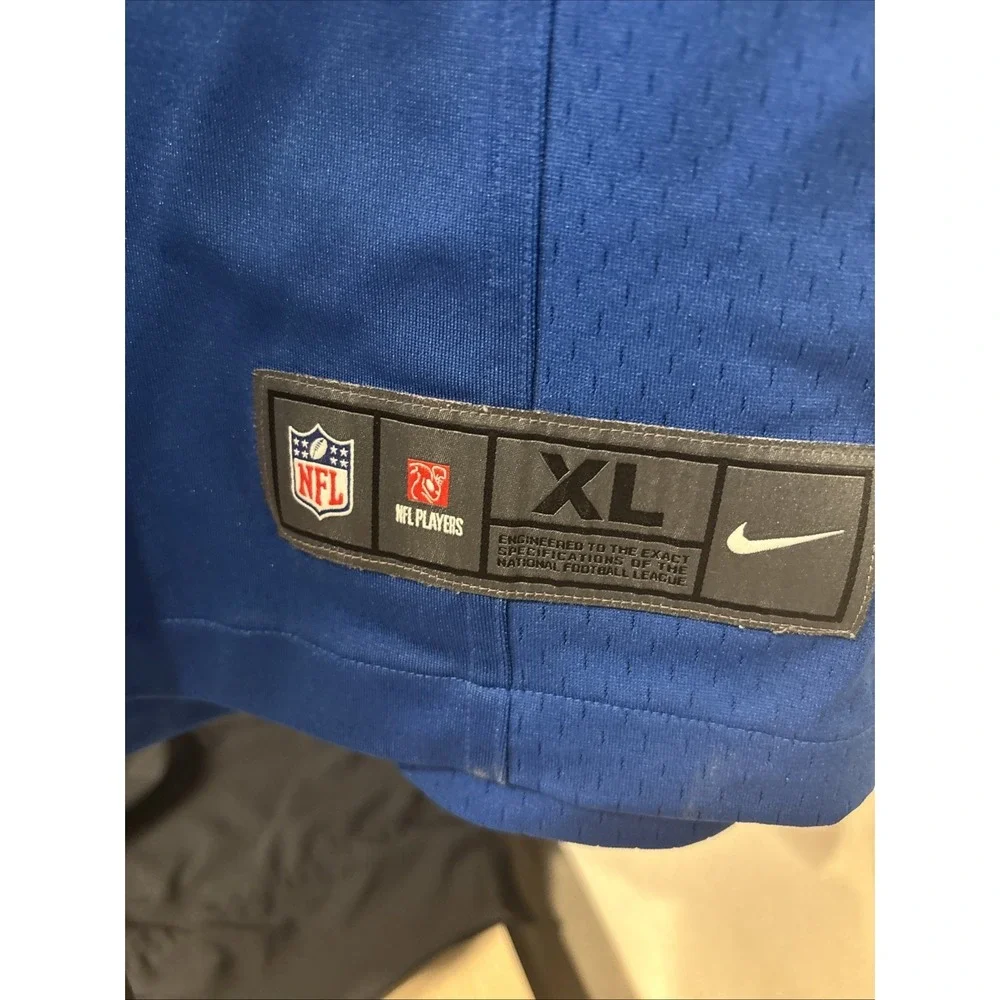 Nike NFL Indianapolis Colts Tom Zbikowski #28 Jersey Men's XL Game On-Field 2012